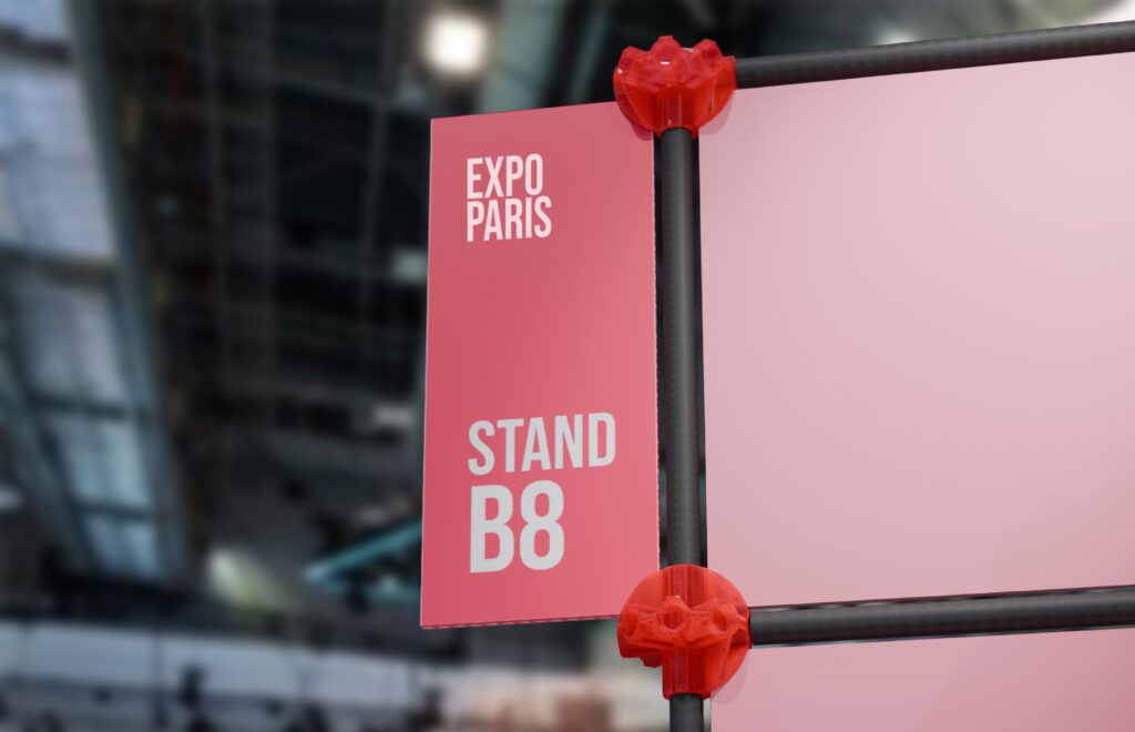 Signalétique stand modulaire RSE