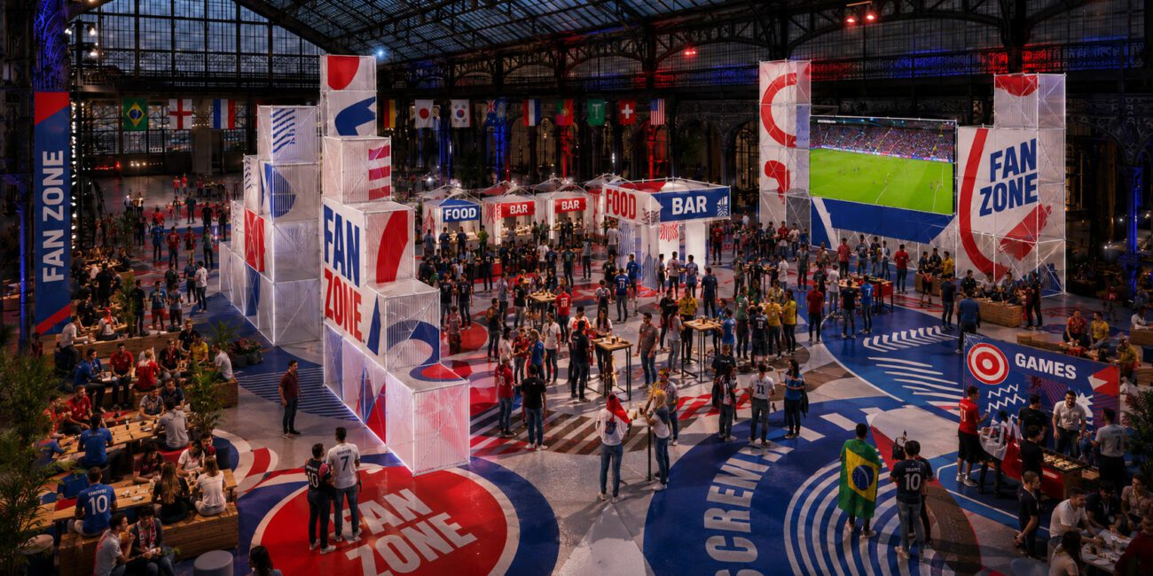 Fan zone modulaire
